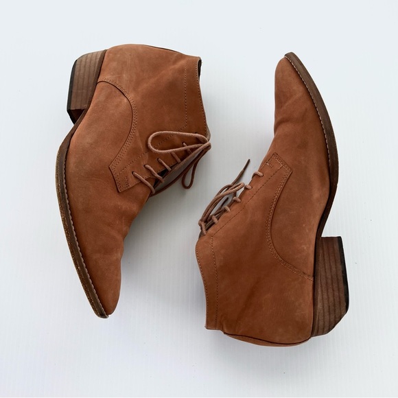 Surface To Air Mythic Low Architectural Wood Heel Ankle Bootie size 11 - Picture 1 of 10